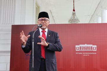 Zulkifli Hasan sempat diskusi satu jam dengan Presiden Jokowi