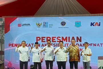 Menhub-Menteri BUMN resmikan revitalisasi Stasiun Pondok Ranji