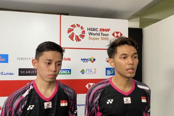 Fajar/Rian kewalahan atasi "power" China di Indonesia Open 2022