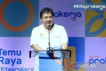 Airlangga: Kartu Prakerja program G to P paling masif di dunia