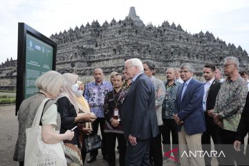 Presiden Jerman Frank-Walter Steinmeier kunjungi Candi Borobudur