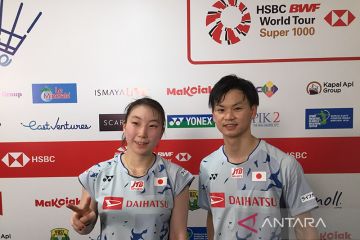 Yuta/Arisa selangkah lagi menuju gelar Indonesia Open 2022