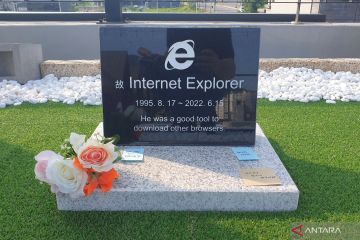 Internet Explorer tutup, penggemar di Korsel buat makam