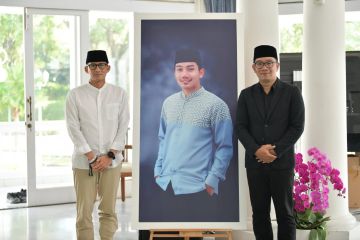 Menparekraf Sandiaga Uno takziah ke Ridwan Kamil