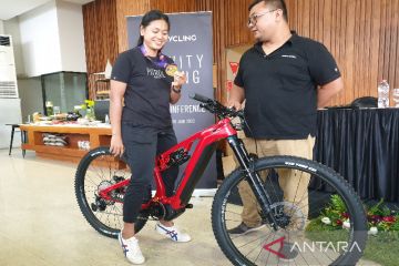 Totalitas Tiara Andini atlet Downhill terbaik di Asia