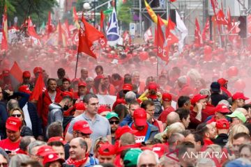 Belgia dilanda pemogokan, warga protes tingginya biaya hidup