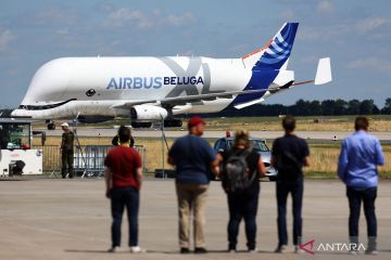 Airbus Beluga tampil di International Aerospace Exhibition ILA di Berlin