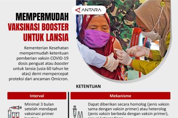 Mempermudah vaksinasi booster untuk lansia