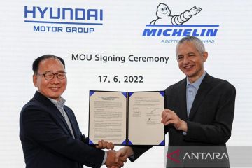 Michelin rancang ban senyap untuk mobil listrik Hyundai