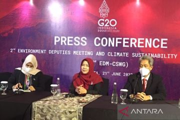 Indonesia tunjukkan kepemimpinan dalam pengelolaan lingkungan di G20