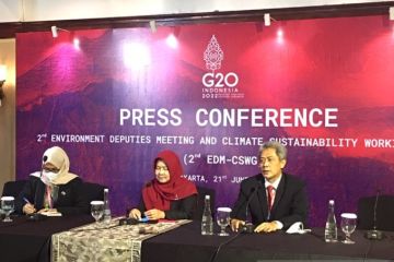 Pertemuan ke-2 EDM CSWG G20 bahas adaptasi iklim hingga emisi GRK