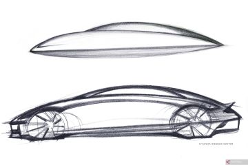 Hyundai ungkap sketsa desain IONIQ 6