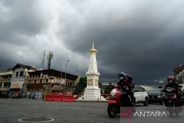 BMKG: Waspada hujan sedang hingga lebat di Yogyakarta pada 1-2 Januari