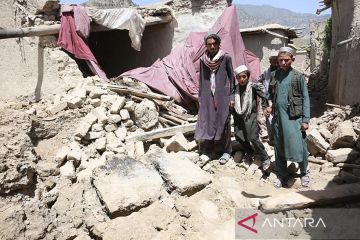 Dampak gempa dahsyat yang melanda Paktika Afghanistan
