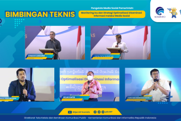 Pengelola media sosial pemerintah bantu maksimalkan diseminasi Informasi