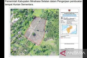 BNPB: Warga terdampak abrasi Minahasa Selatan disiapkan huntara