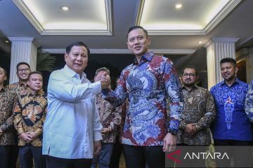 Pertemuan Ketum Umum Partai Gerindra dan Ketua Umum Partai Demokrat