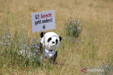 Unjuk rasa menjelang KTT G7 di Jerman