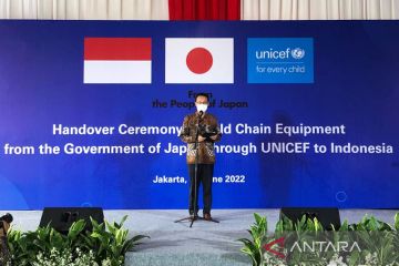 Jepang, UNICEF tingkatkan kapasitas penyimpanan vaksin di Indonesia