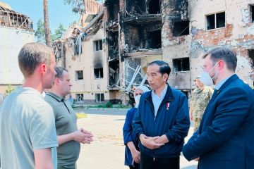 Hoaks! Foto Rusia bom Ukraina setelah kedatangan Jokowi