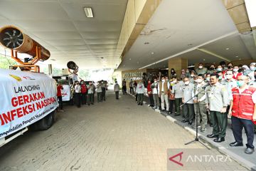 Kementan-BNPB-PMI luncurkan Gerakan Disinfeksi Nasional cegah PMK