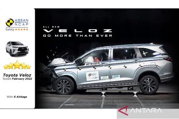 Toyota All New Veloz raih rating lima bintang ASEAN NCAP