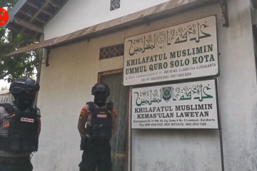 6 orang tersangka dalam kasus Khilafatul Muslimin di Jawa Tengah