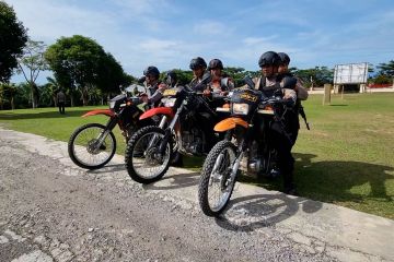 Brimob Batalyon B Polda Aceh patroli harkamtibmas