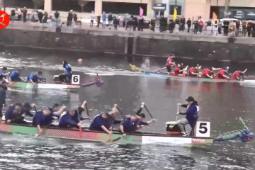 Festival Perahu Naga China digelar di Manchester, Inggris