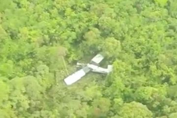 Jatuh di Paniai, pilot dan penumpang pesawat Susi Air PK-BVM selamat