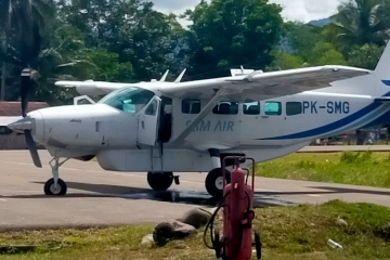 KKB tembak pesawat pengangkut sembako di Nduga