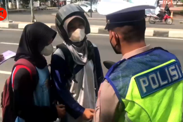 Polisi catat ratusan ribu pelanggaran selama Operasi Patuh Jaya