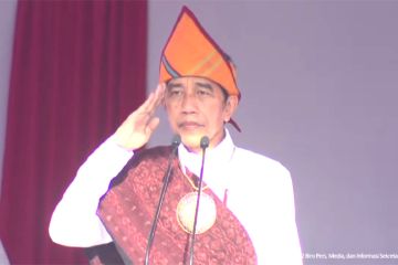 Presiden Jokowi pimpin upacara Hari Lahir Pancasila di Ende NTT