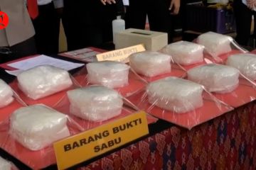 Gagalkan peredaran 20 kg sabu di Bandung, Polisi ringkus 2 pengedar