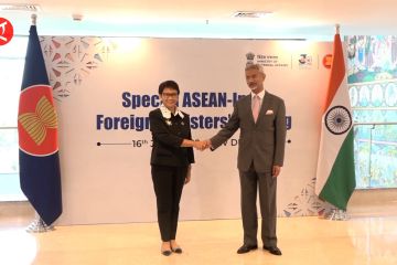Menlu Retno hadiri pertemuan khusus menteri ASEAN-India