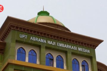 Kloter 1 jamaah calon haji Embarkasi Medan berangkat 11 Juni