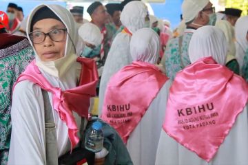 Kloter I jamaah calon haji Embarkasi Padang diberangkatkan besok