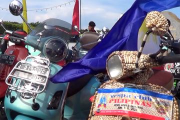 Saat Bali diserbu ribuan Vespa dari seluruh dunia