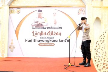 Seribu peserta ikuti lomba adzan semarakkan HUT Bhayangkara