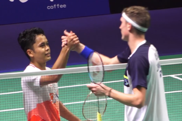 Anthony Ginting gagal melaju ke semifinal Indonesia Open 2022