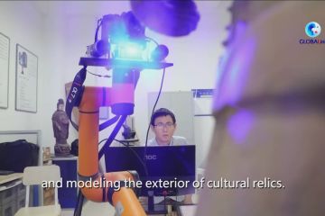 Robot buatan tim peneliti China ciptakan gambar 3D Prajurit Terakota