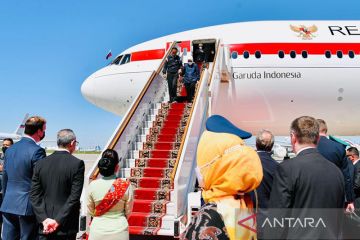 Presiden Jokowi tiba di Moskow untuk bertemu Presiden Putin