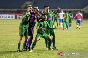 Menang drama adu penalti lawan Persib Bandung, PSS Sleman melaju ke semifinal Piala Presiden 2022