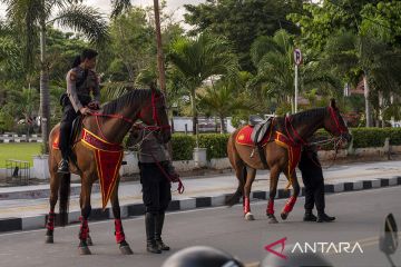 Patroli Berkuda di Fasilitas Umum