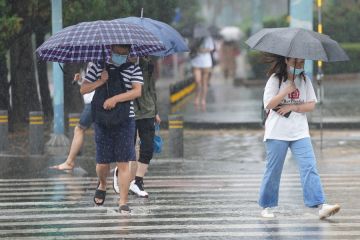China perbarui peringatan kuning untuk hujan badai