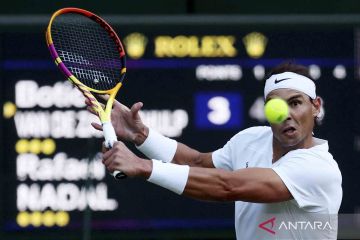 Rafael Nadal melaju ke Perempat Final Wimbledon 2022