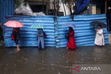 Dampak banjir di Mumbay