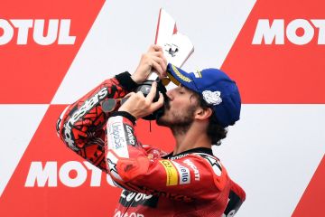 Bagnaia alami kecelakaan sepulang dari minum-minum di Ibiza