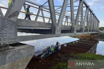 Kementerian PUPR periksa baut Jembatan Malawen Buntok yang hilang