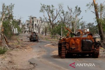 Popasna di Ukraina berubah jadi kota hantu setelah diduduki Rusia